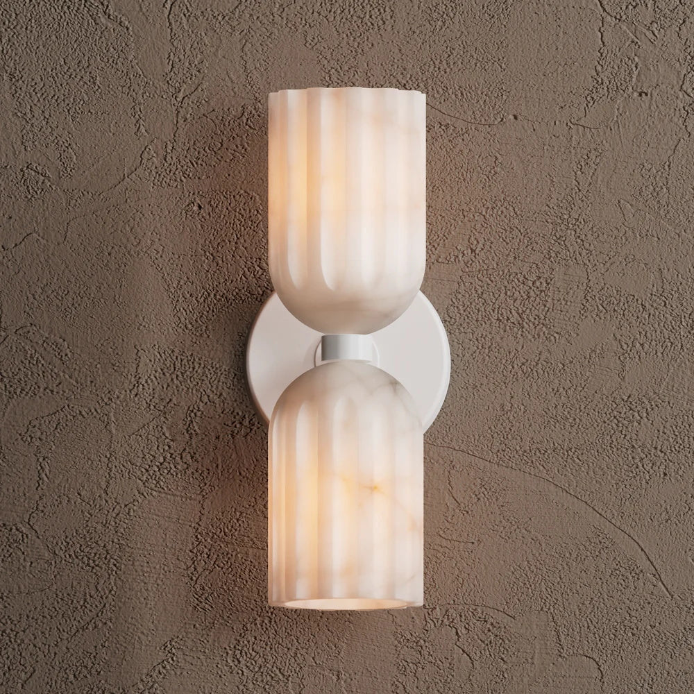 Alabaster 2 Light Sconce