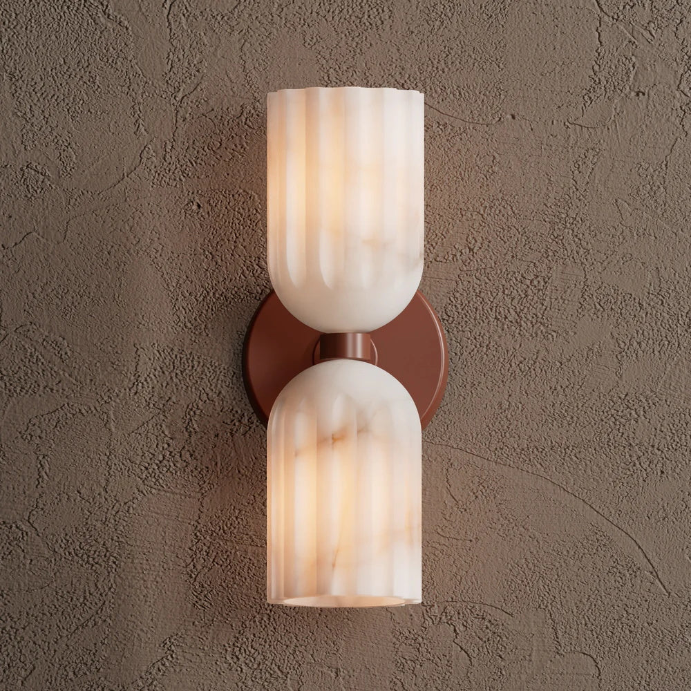 Alabaster 2 Light Sconce