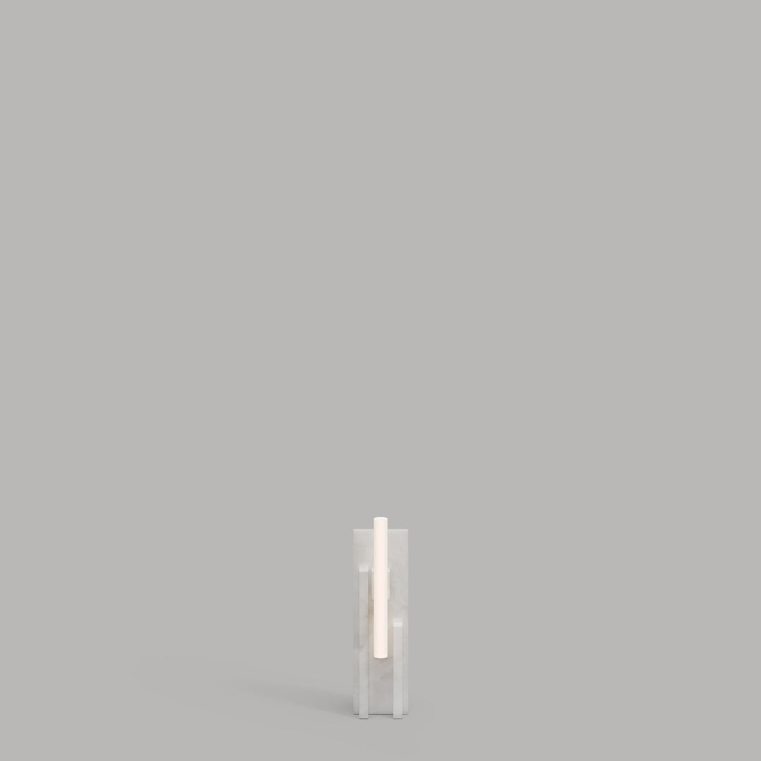 Thread Alabaster Floor Lamp