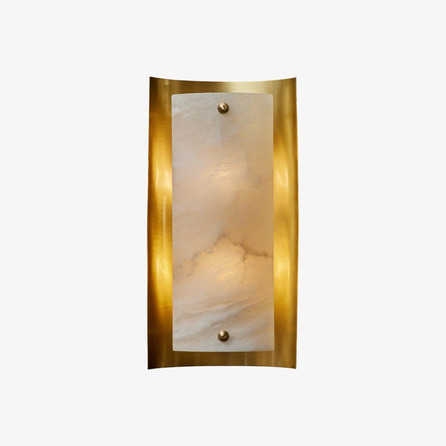 Alabaster Shield Wall Sconce