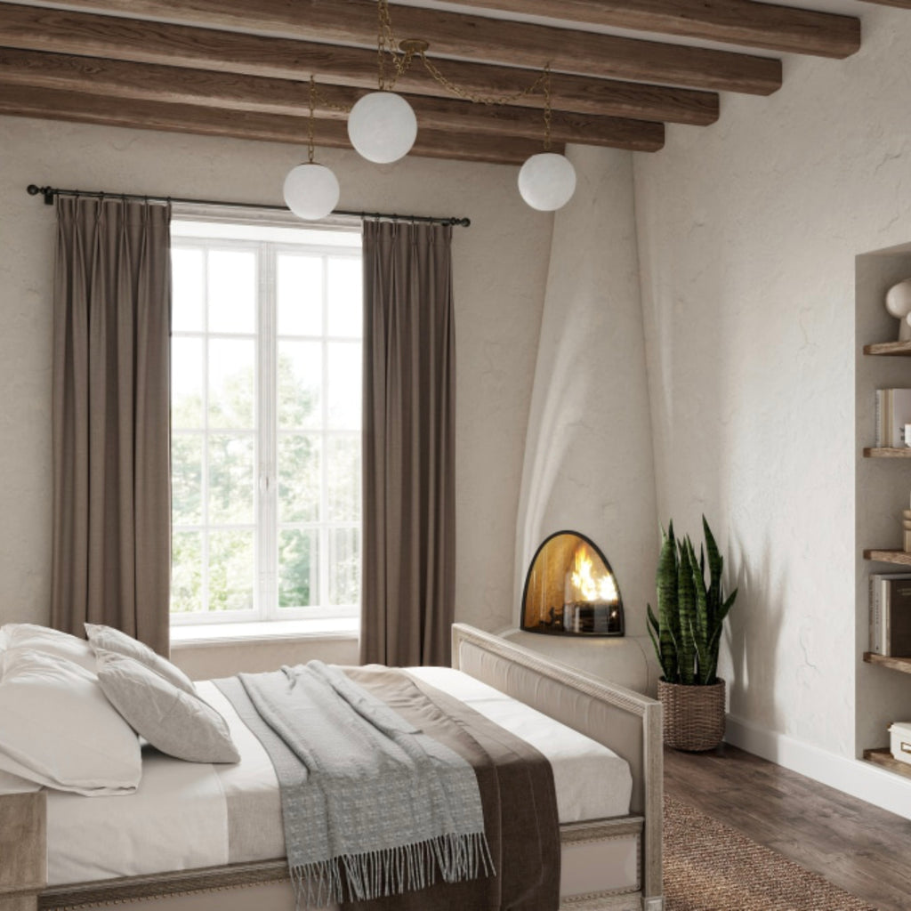 Alabaster Swag Chandelier