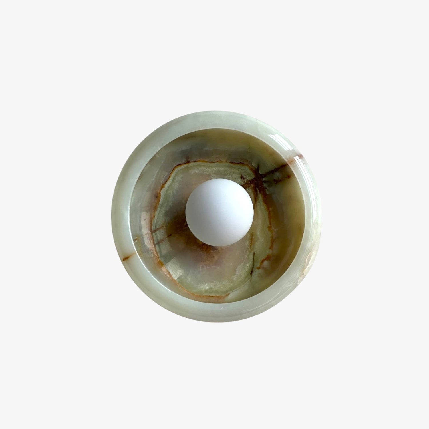 Aurora Green Onyx Sconce