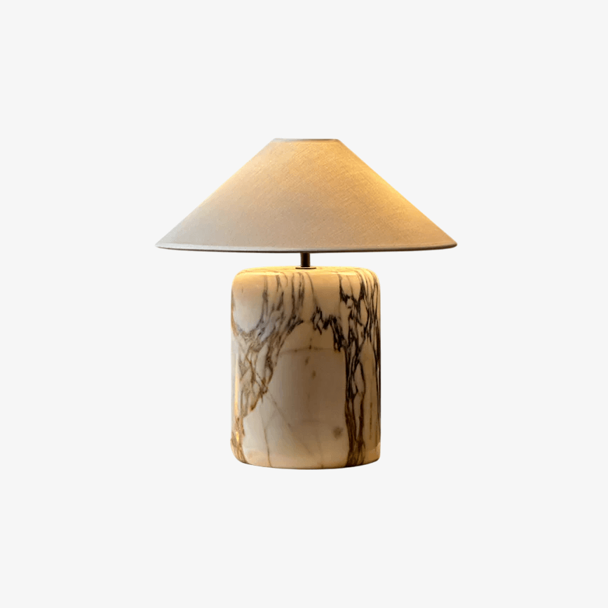 Block Calacatta Oro Table Lamp
