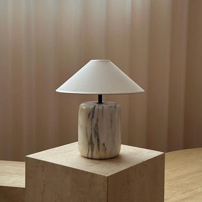 Block Calacatta Oro Table Lamp