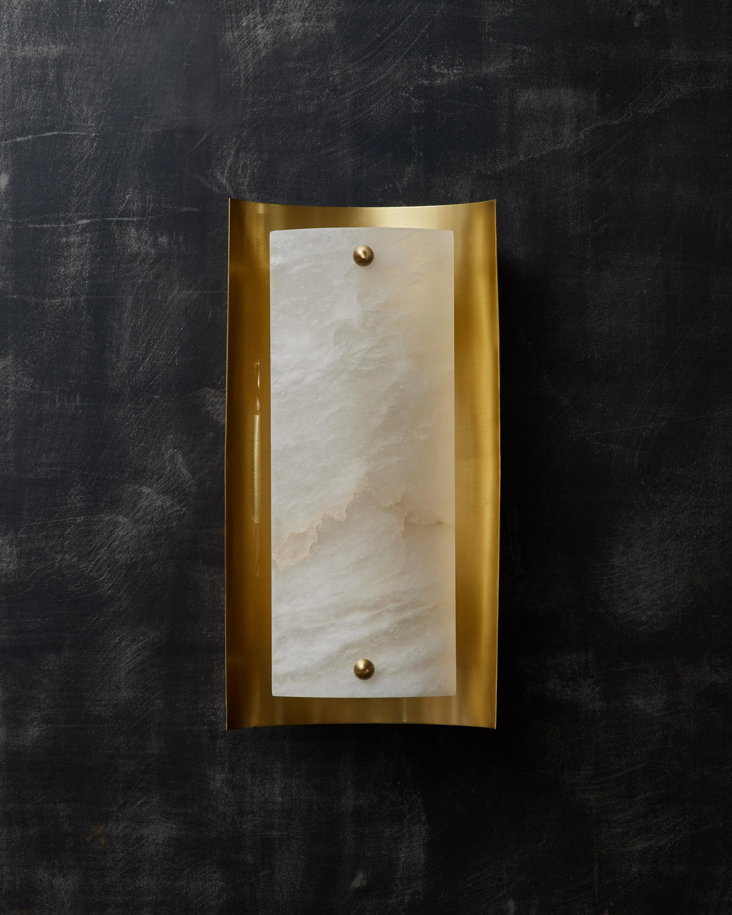 Alabaster Shield Wall Sconce