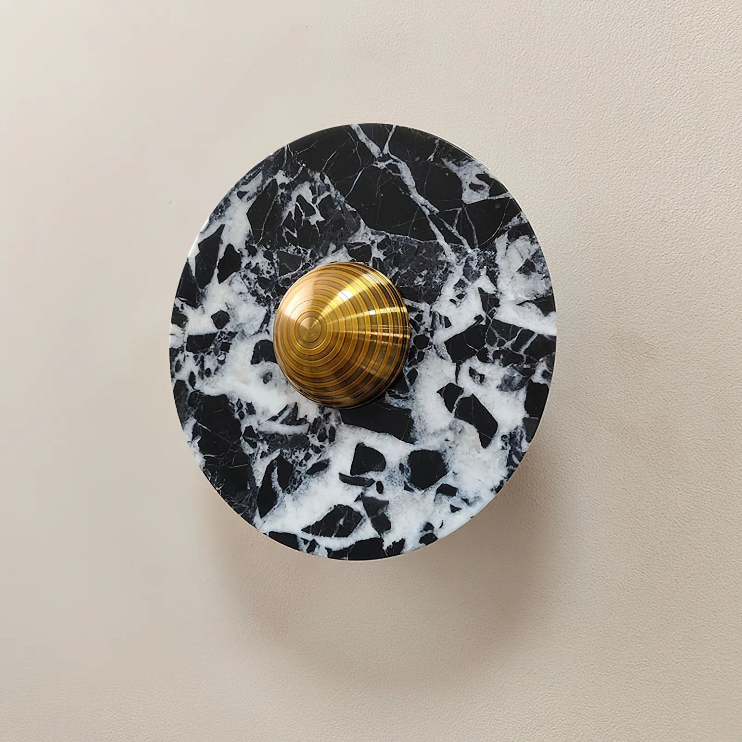Breccia Marble - Black Sconce