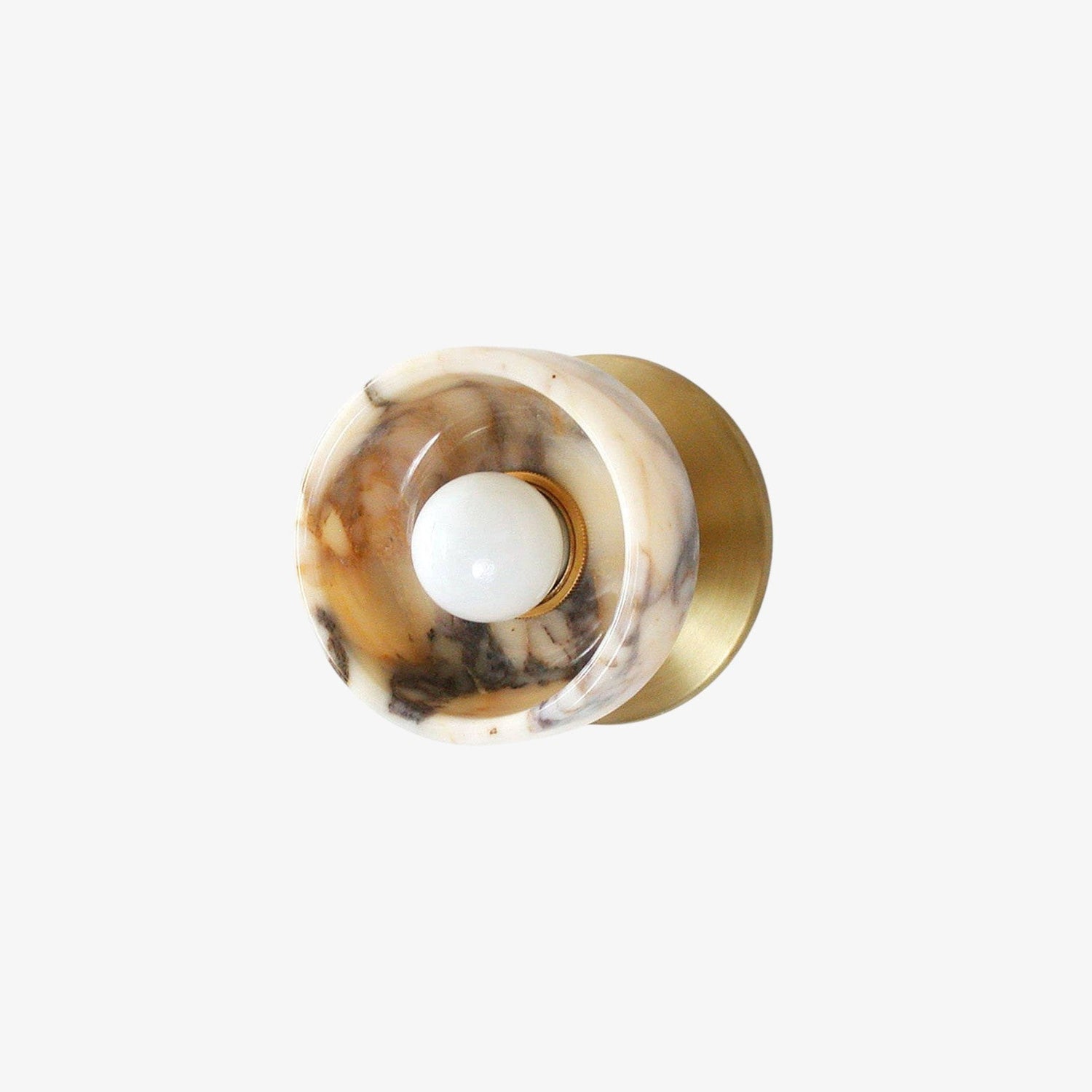 Calacatta Bowl Mini Flush Sconce