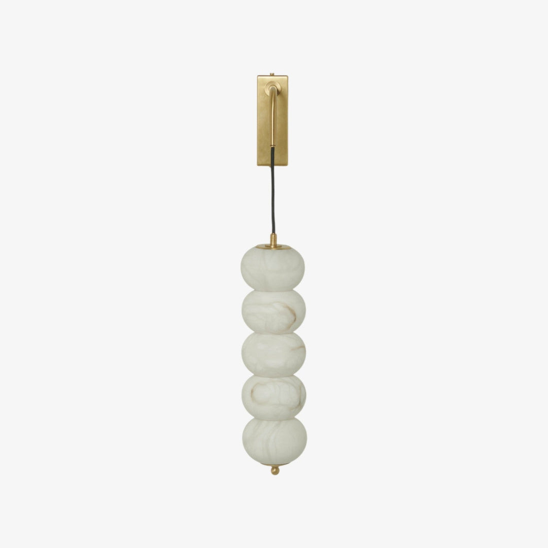 Campanula Alabaster Sconce