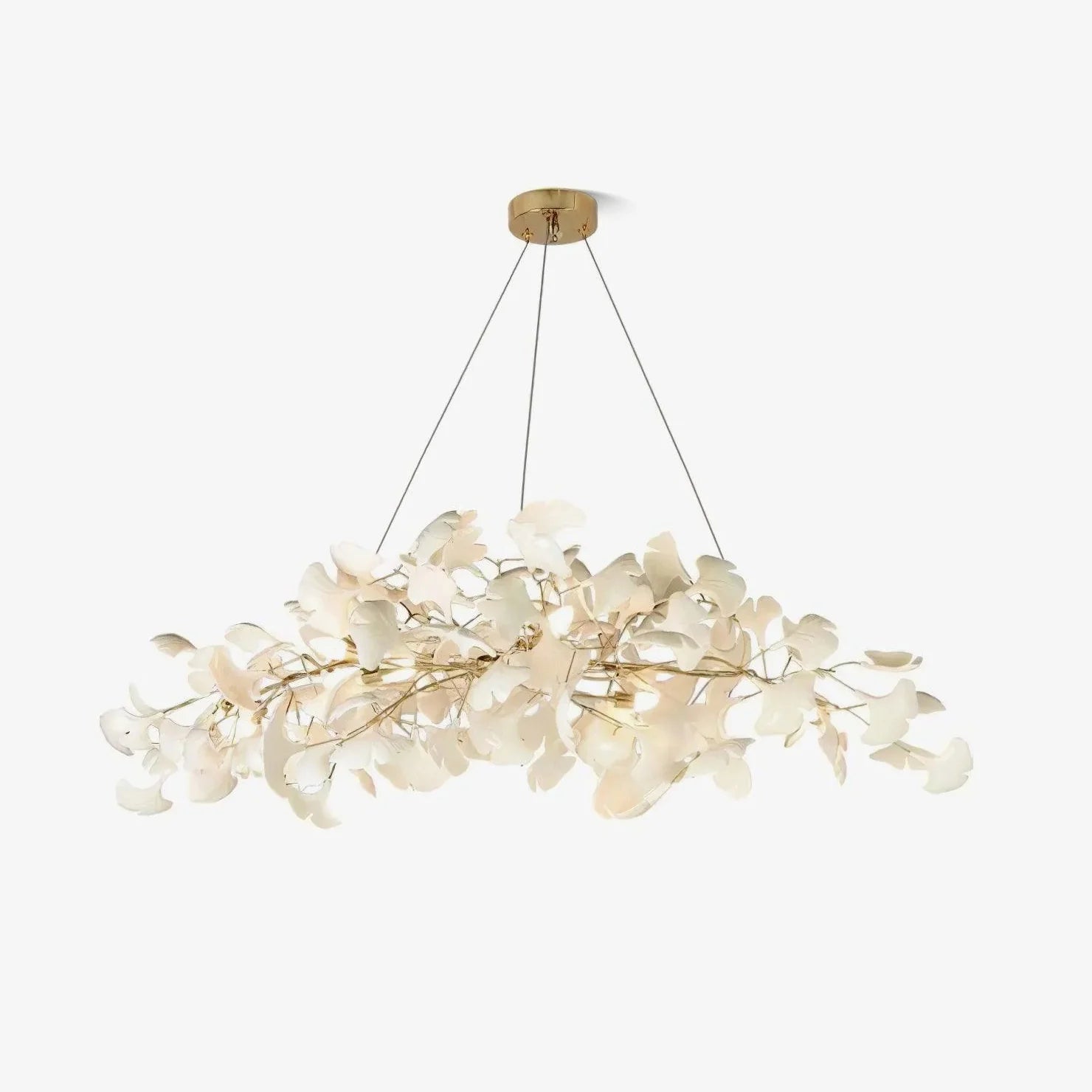 Carias Ceramic Ginkgo Chandelier Downward