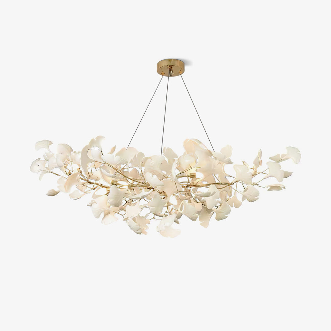 Carias Ceramic Ginkgo Chandelier Upward