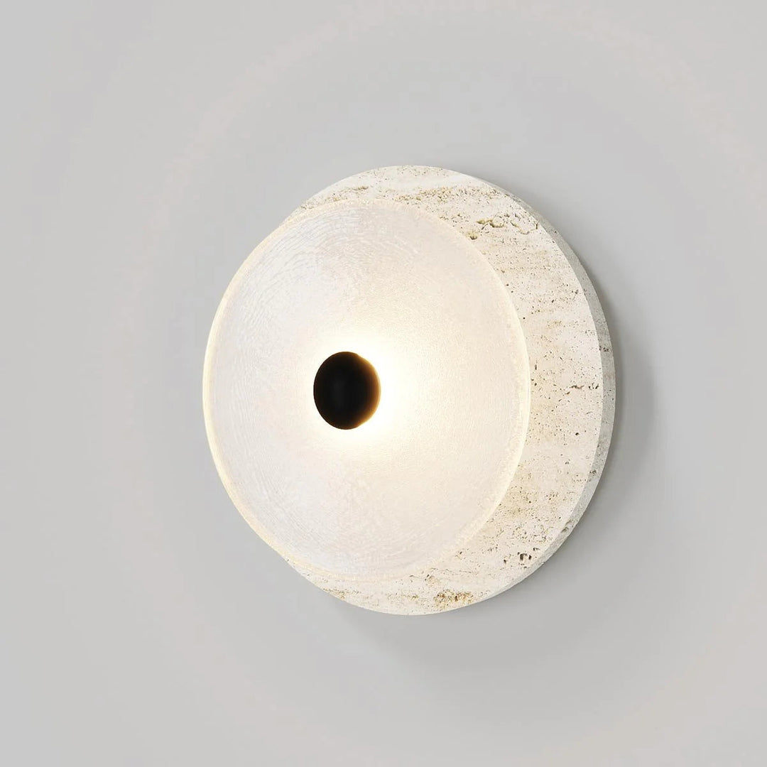 Coral Travertine Wall Sconce
