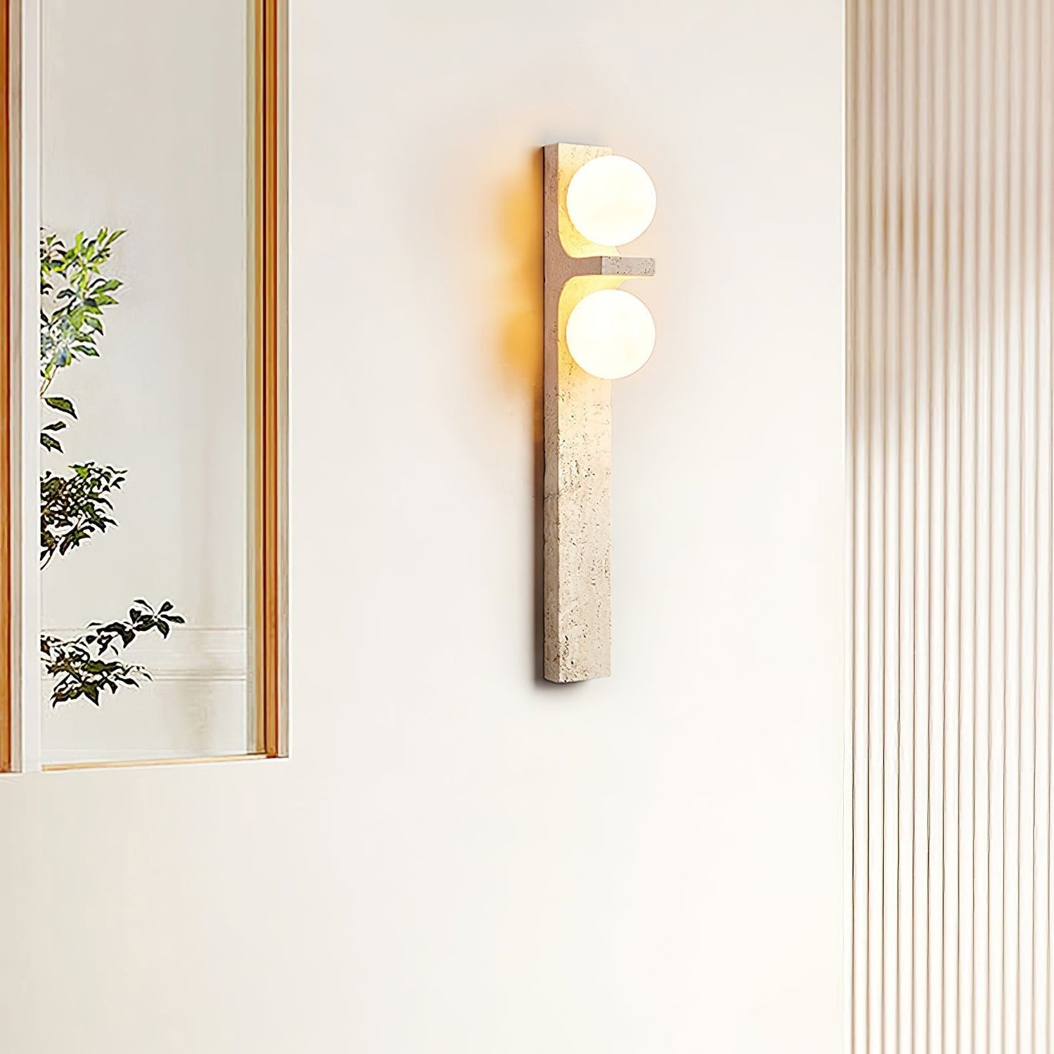 Derrer Travertine Wall Sconce