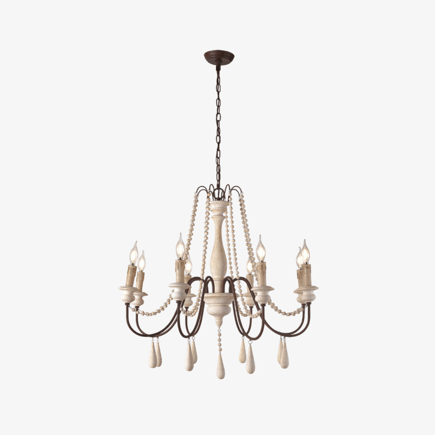 Farmhouse Beaded Chandelier