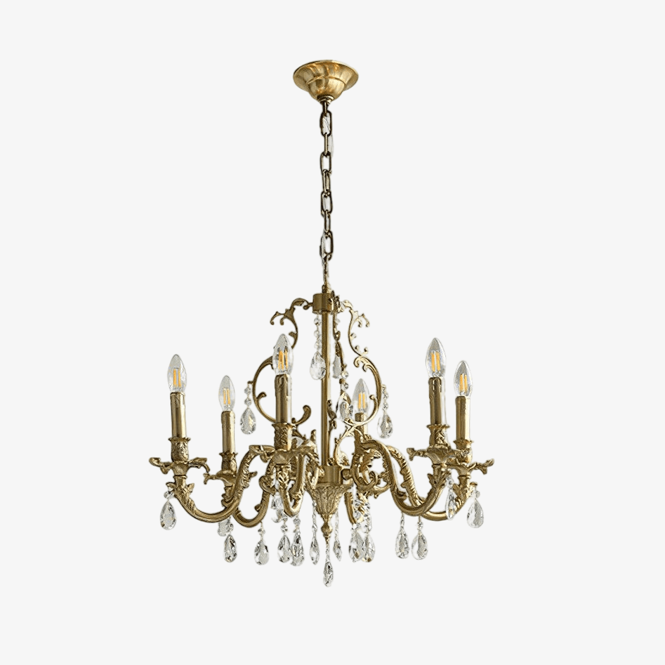 Faupel Crystal Vintage Chandelier