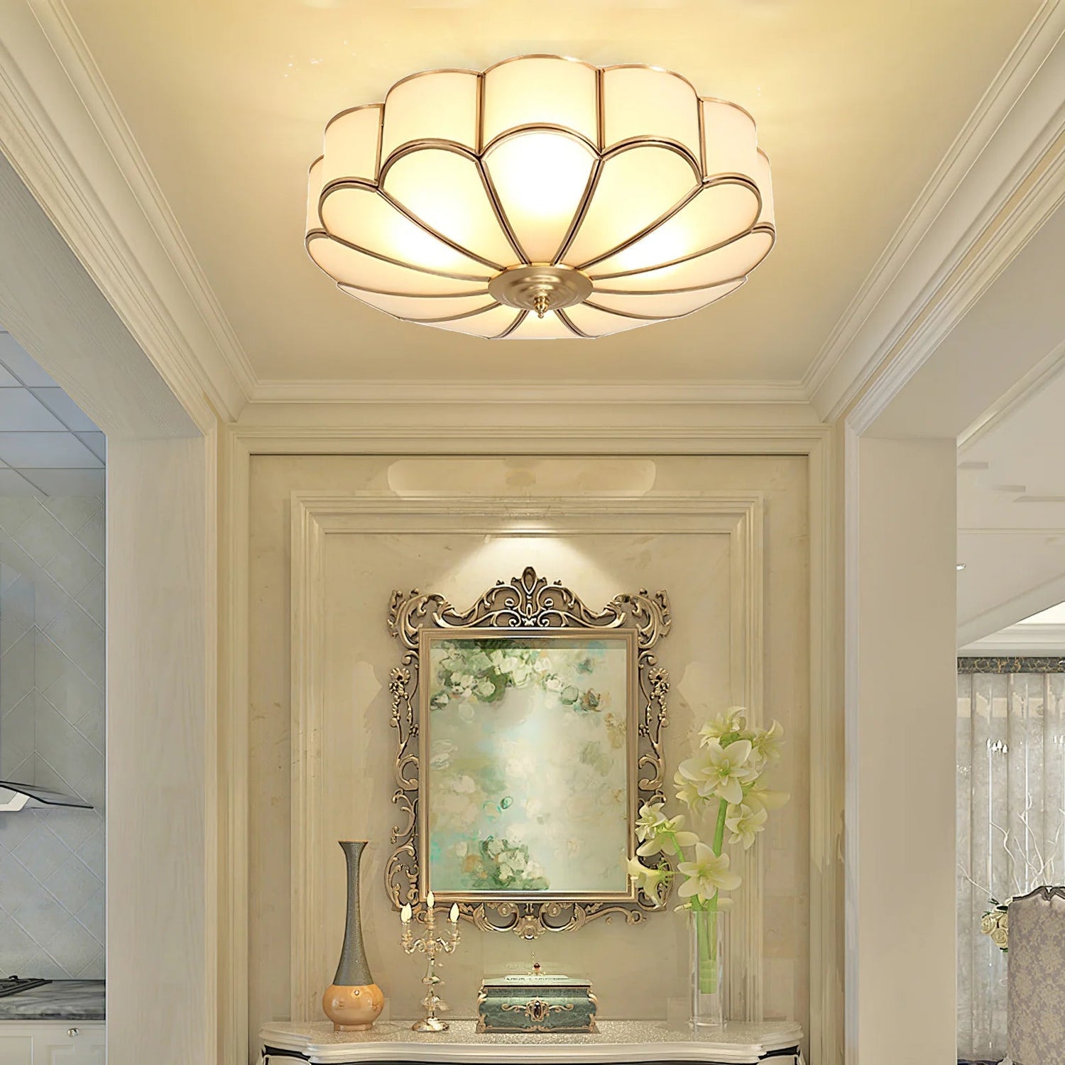 Jama Flower Flush Mount Lighting