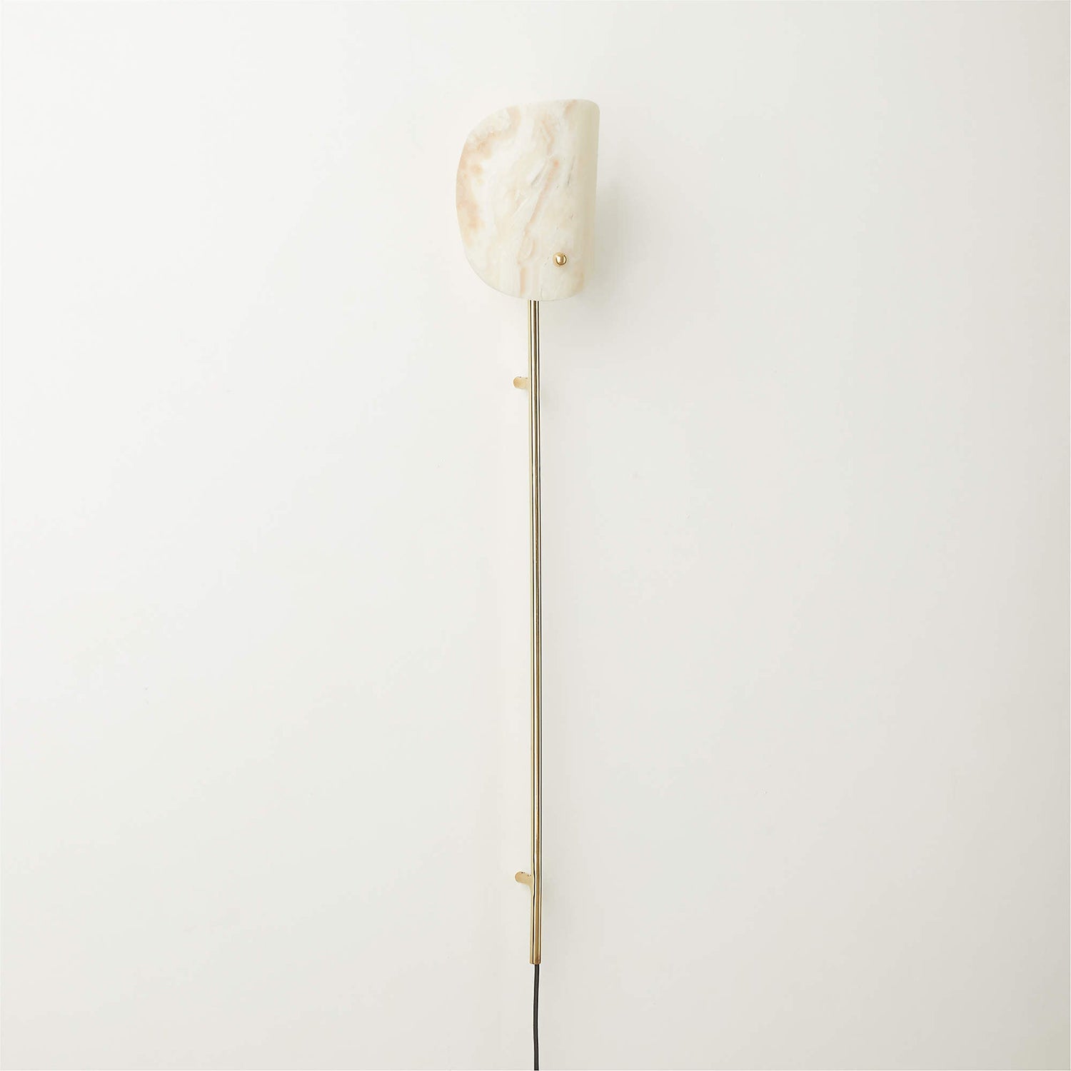 Fold Onyx Plug-In Wall Sconce