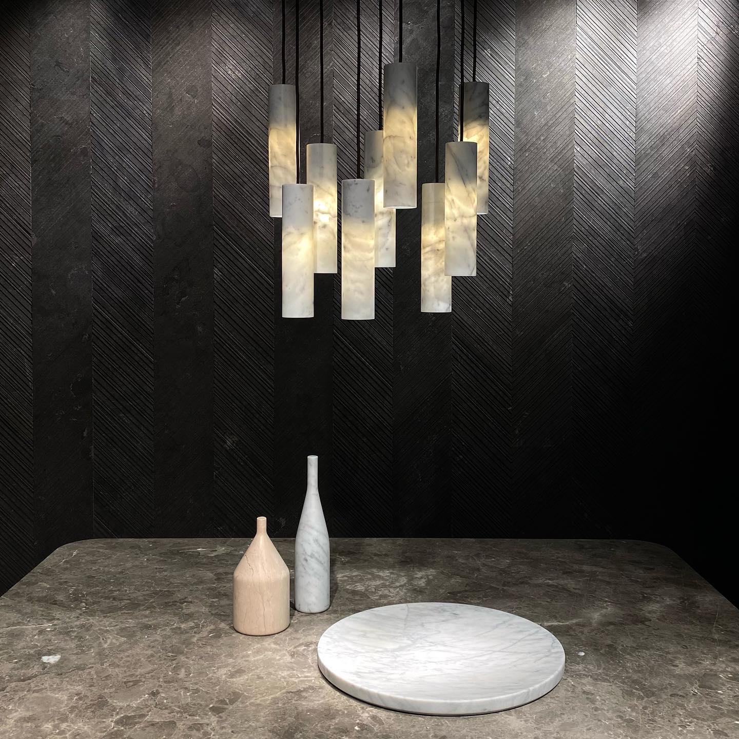 Silo Alabaster Ceiling Light