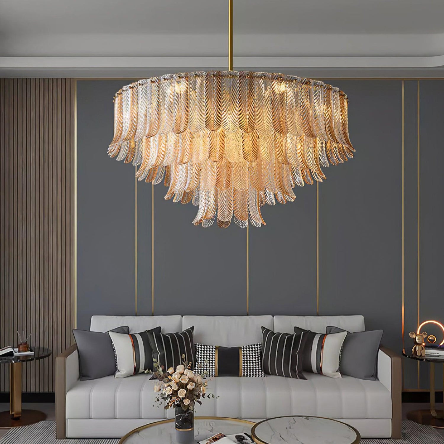 Leopold Glass Chandelier