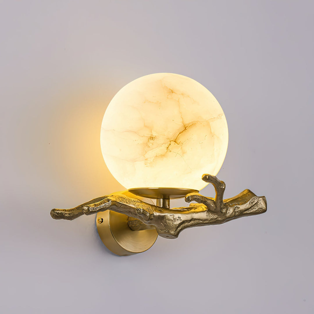 Lunar Alabaster Wall Sconce
