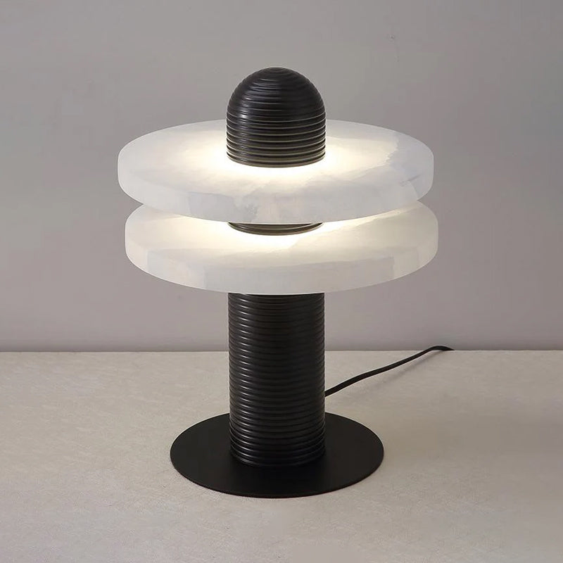 Median Alabaster Table Lamp