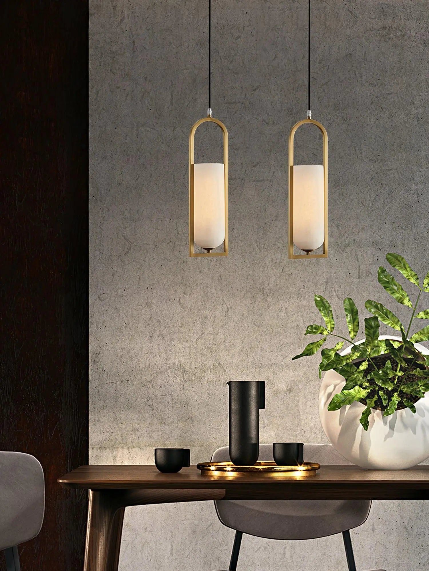 Melange Elongated Pendant Lamp