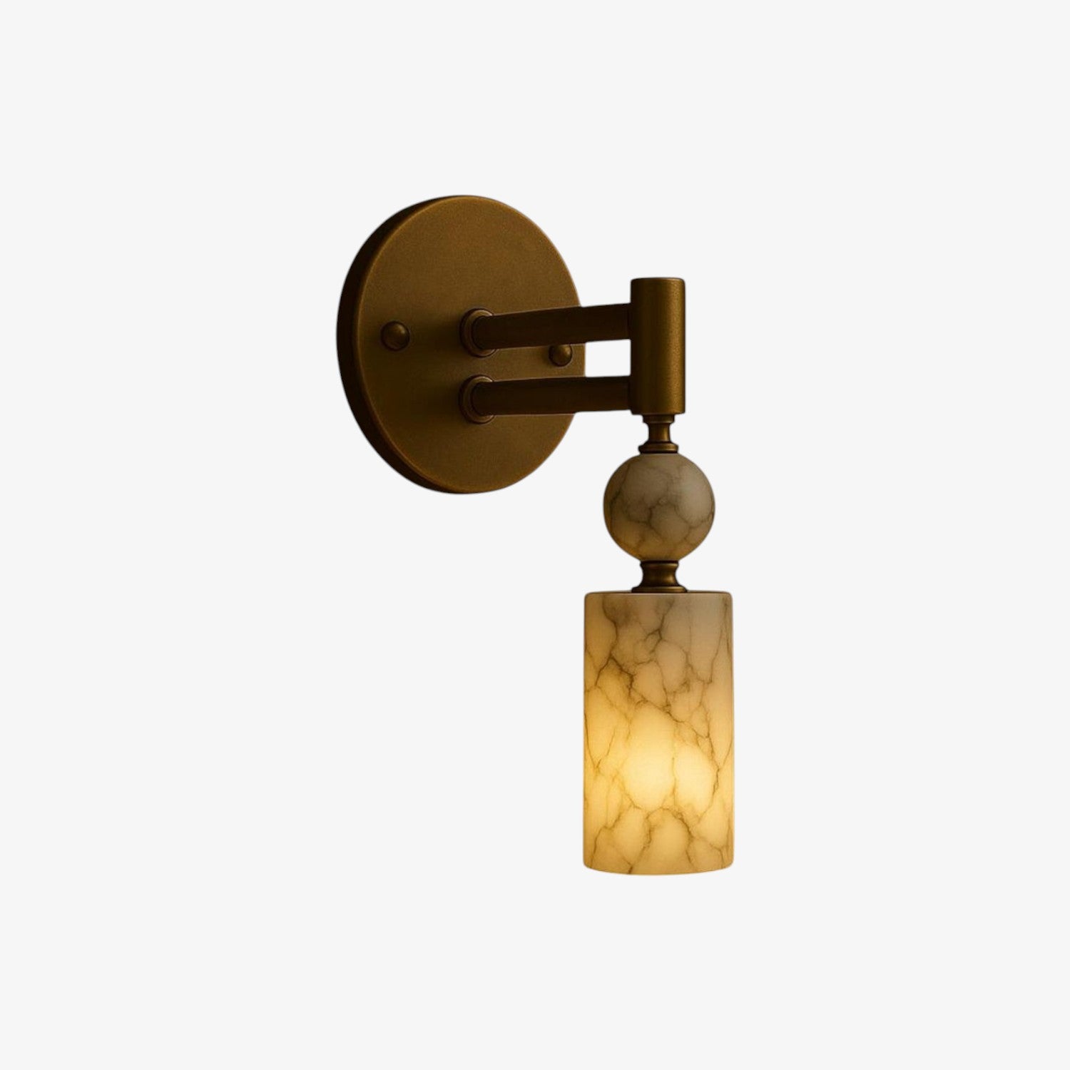 Vintage Drop Alabaster Sconce