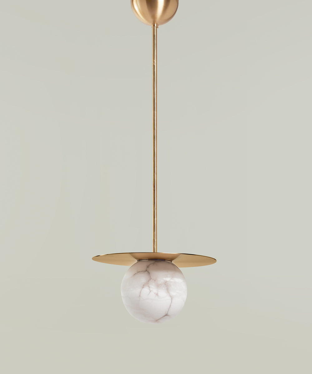 Mini Alabaster Moon Pendant Lamp