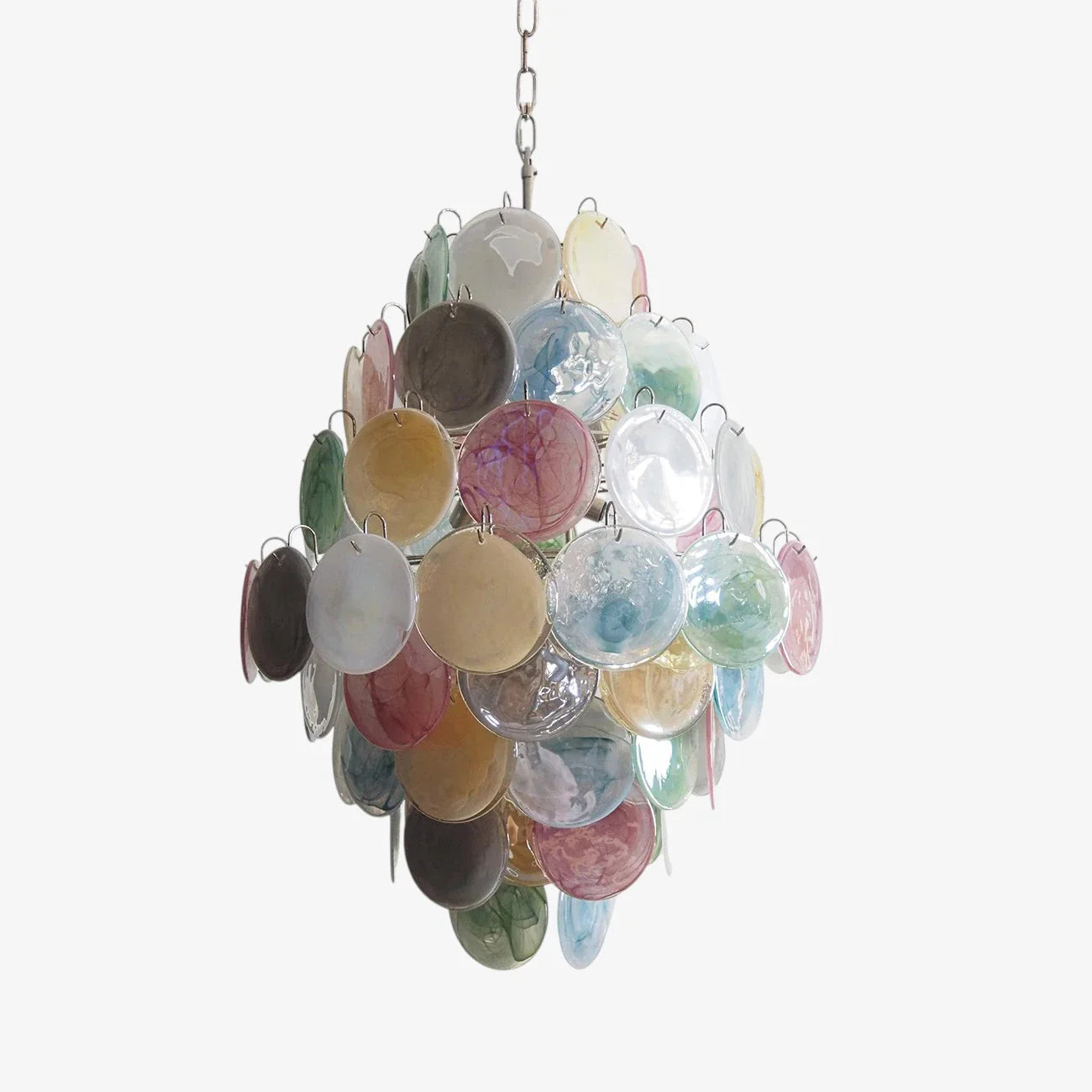 Murano Disc Chandelier Arlecchino 87