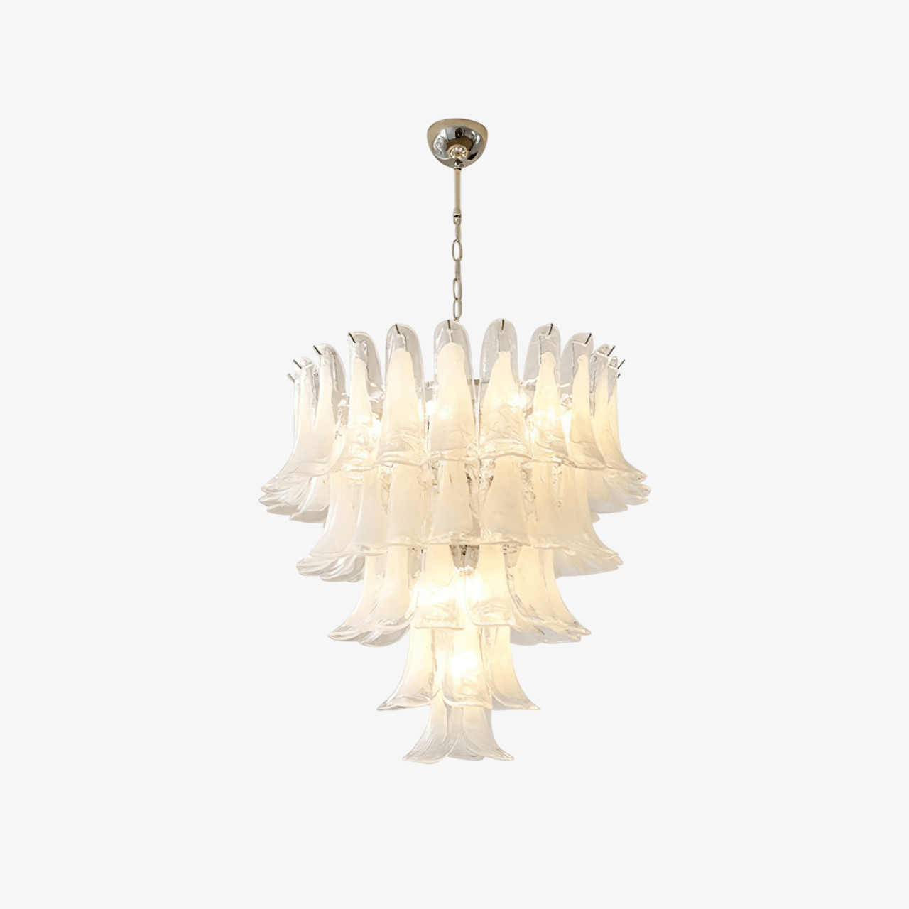 Murano Glass Petal Chandelier