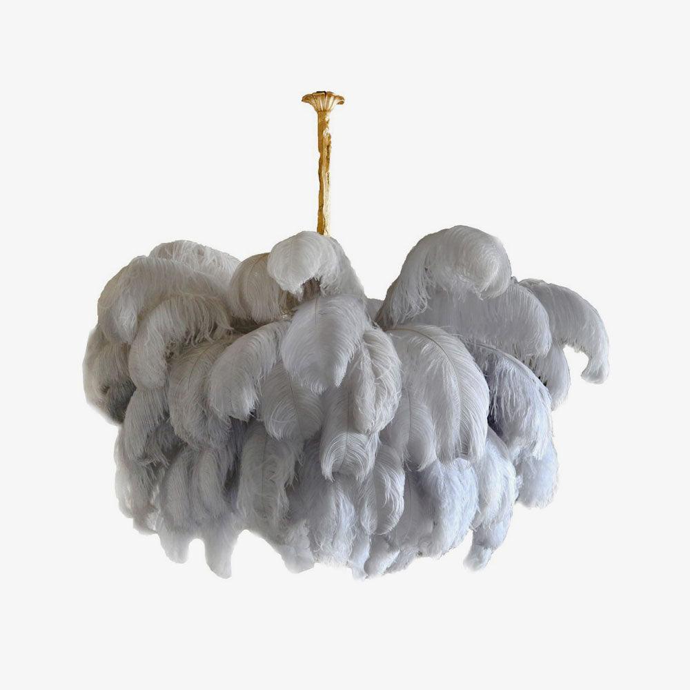 Fero Ostrich Feather Chandelier