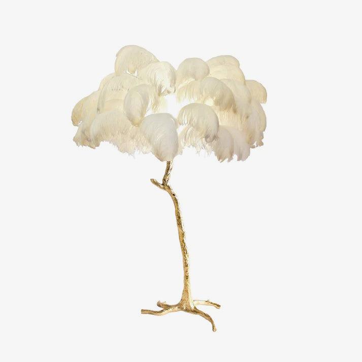 Fero Ostrich Feather Floor Lamp