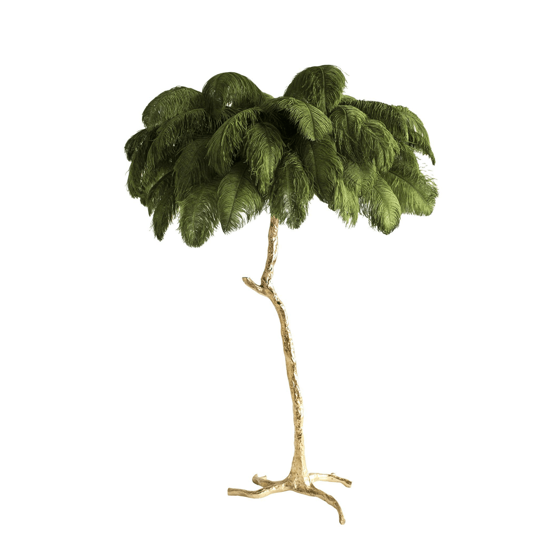 Fero Ostrich Feather Floor Lamp