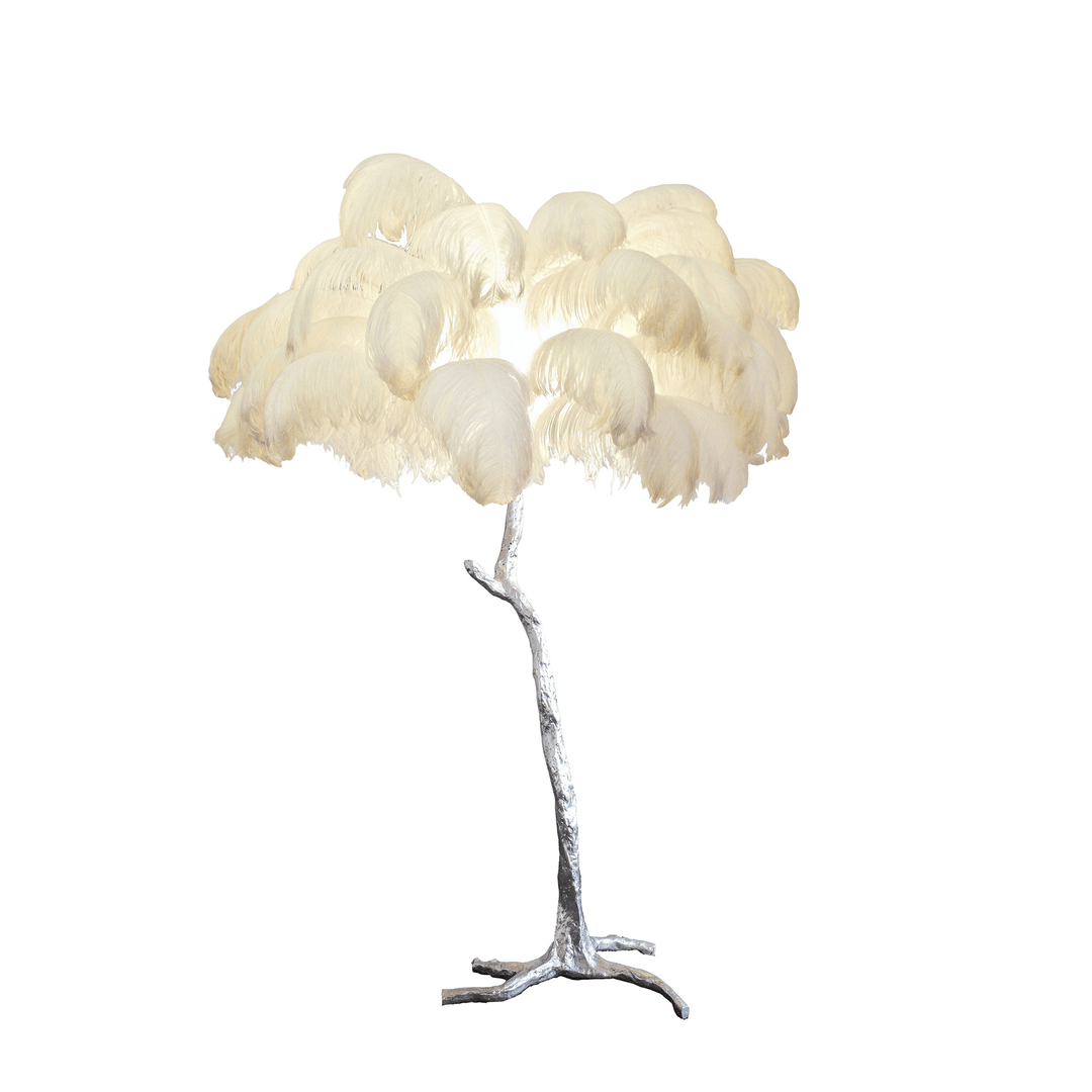 Fero Ostrich Feather Floor Lamp