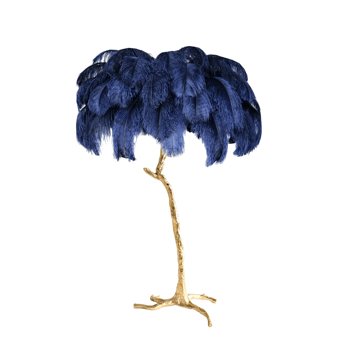 Fero Ostrich Feather Floor Lamp