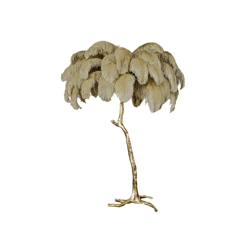 Fero Ostrich Feather Floor Lamp