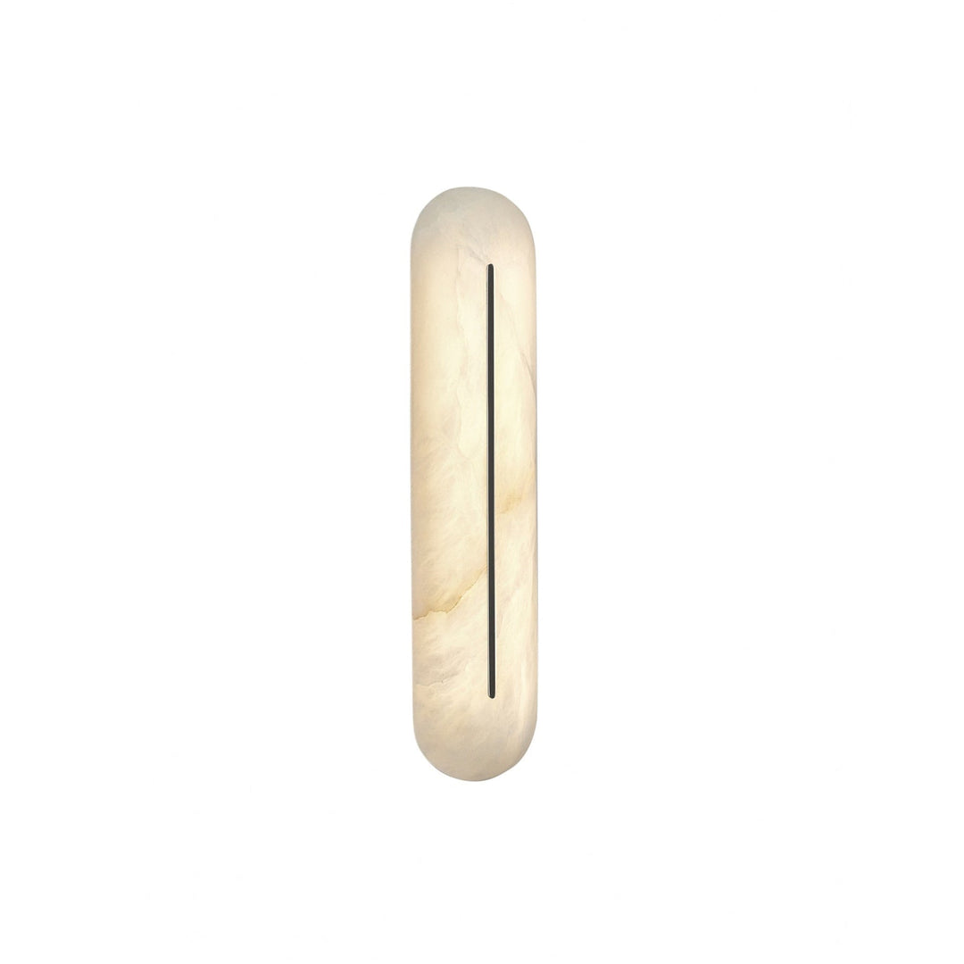 Oval Alabaster Wall Sconce