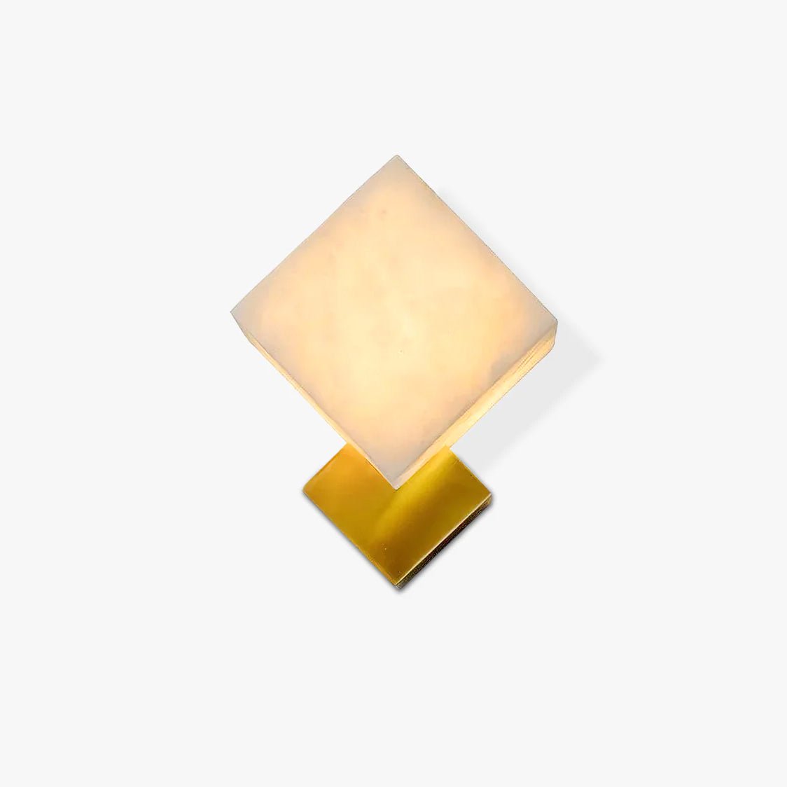 Piatt Cube Alabaster Wall Sconce