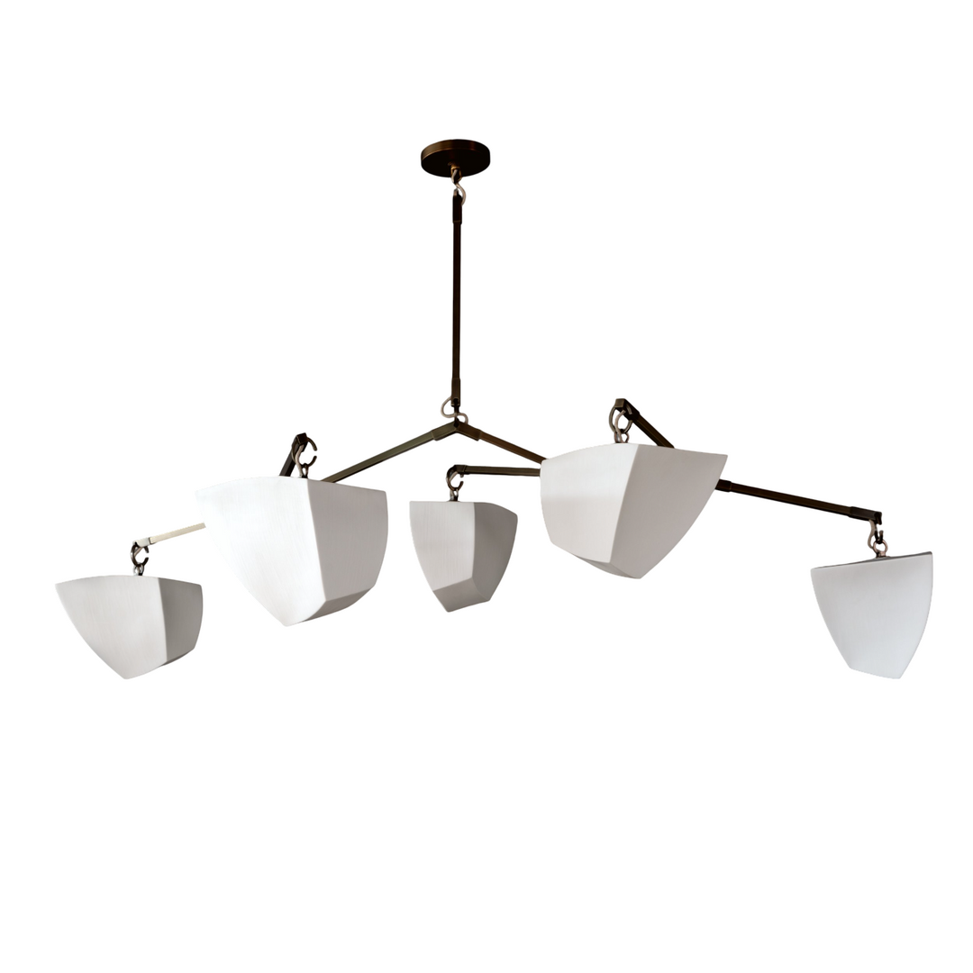 Porcelain Cassiopeia Mobile Chandelier