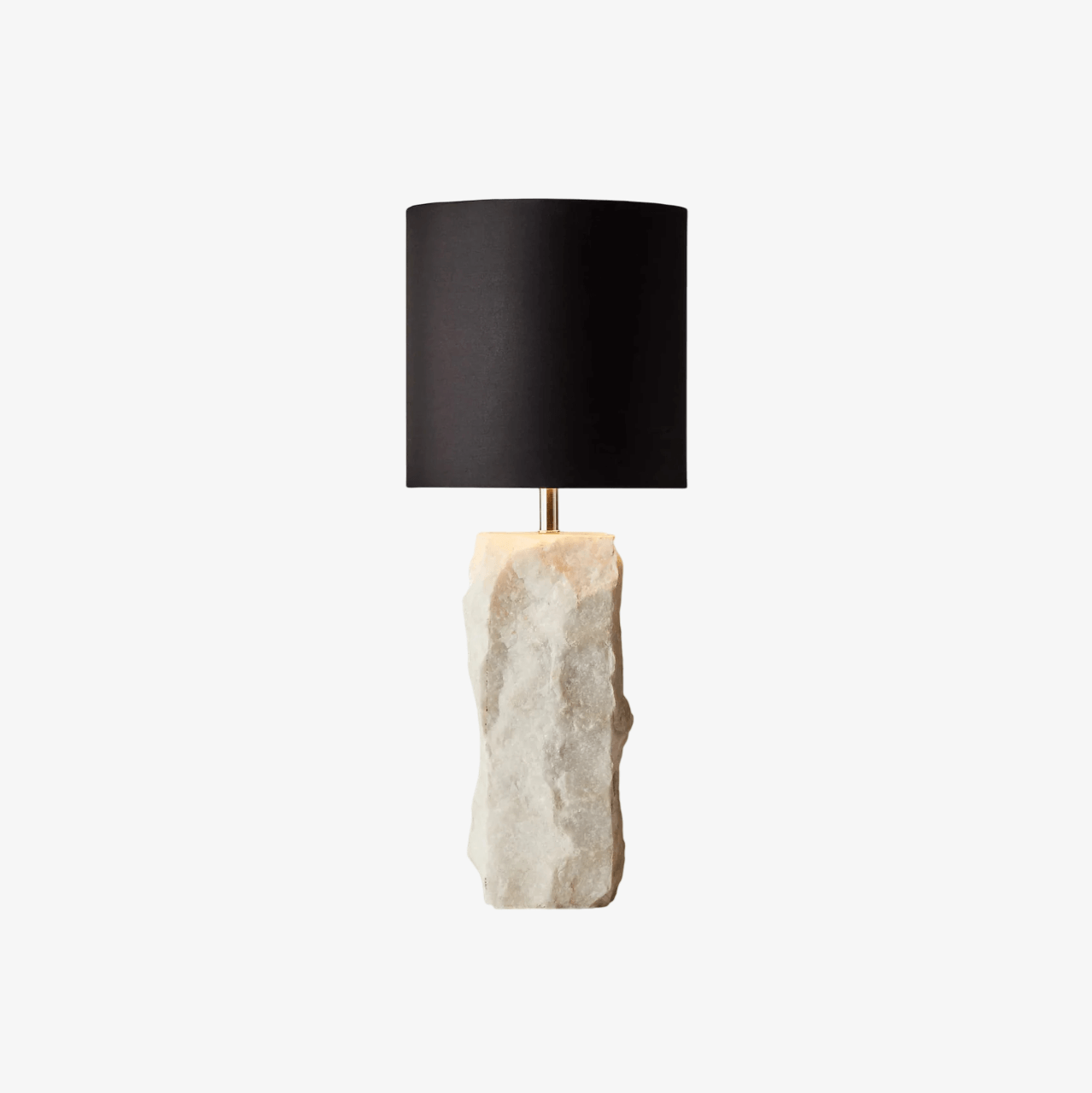 Raw Marble Table Lamp