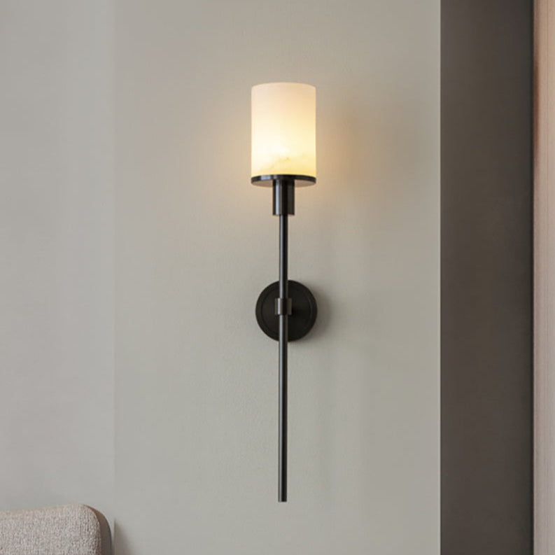 Retro Luxury Alabaster Wall Sconce