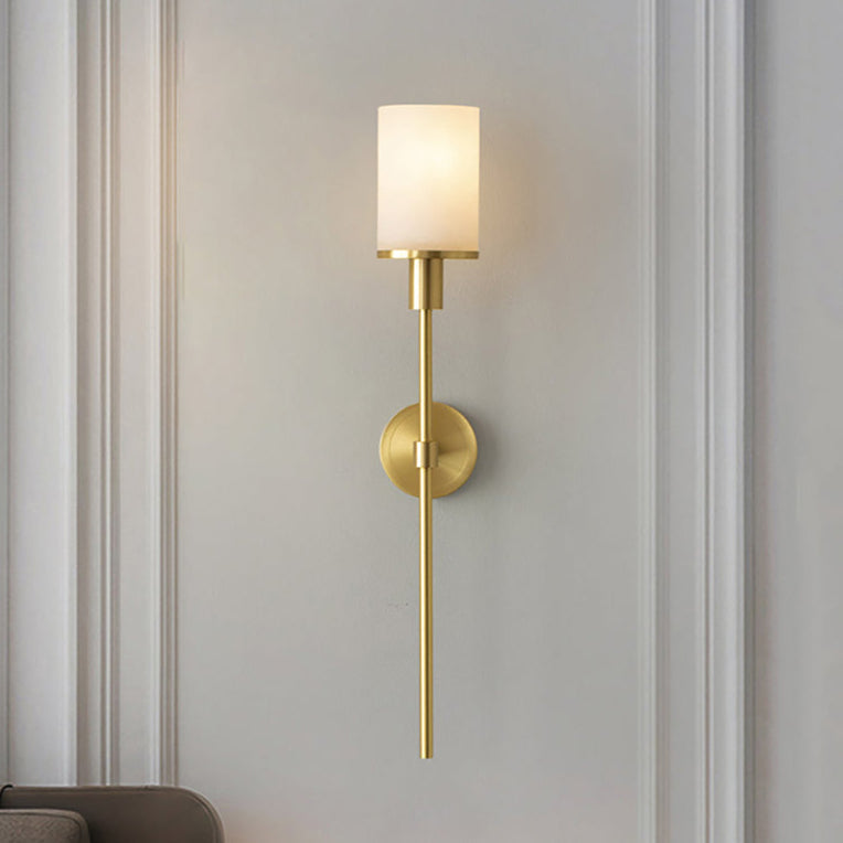 Retro Luxury Alabaster Wall Sconce