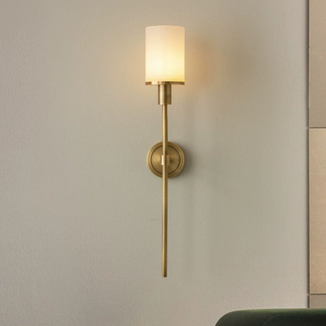 Retro Luxury Alabaster Wall Sconce