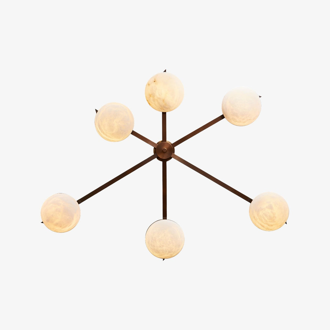 Asymmetrical Flush Mount Lamp