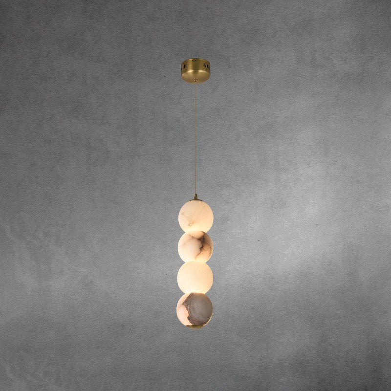 String of Pearls Alabaster Pendant Lamp