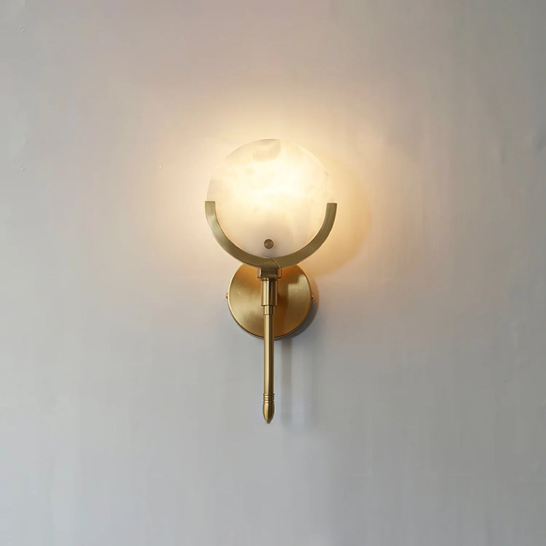 Tail Alabaster Wall Sconce